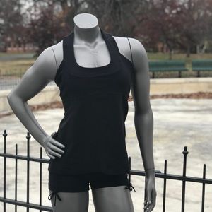 Black Lululemon exercise top